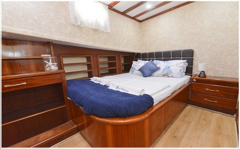 Me réjouis d'y dormir Une cabine de Gulet